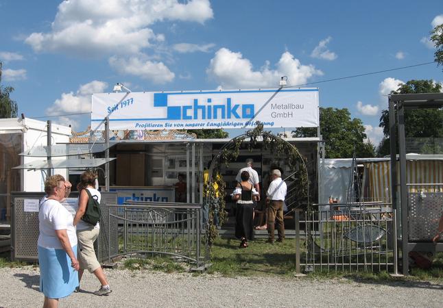 Unser Stand auf dem Barthelmarkt in Oberstimm 2007